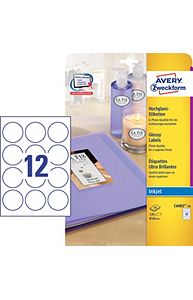 Этикетки ZWECKFORM фотокачество, d 60мм, 12шт, 10л.