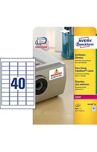 Наклейки ZWECKFORM Triplebond, А4, 45,7х25,4мм, 40 шт, 20л.